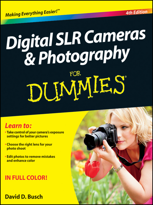 Cover image for Digital SLR Cameras and Photography For Dummies